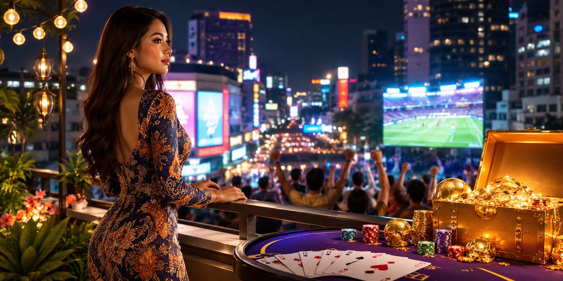 Tangkapan skrip permainan Teen Patti dengan latar batik Kuala Lumpur