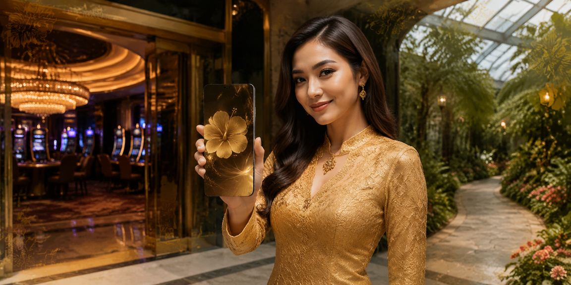 Skrin aplikasi kasino aeon2go dengan pilihan slot ditampilkan pada peranti mudah alih pengguna Malaysia